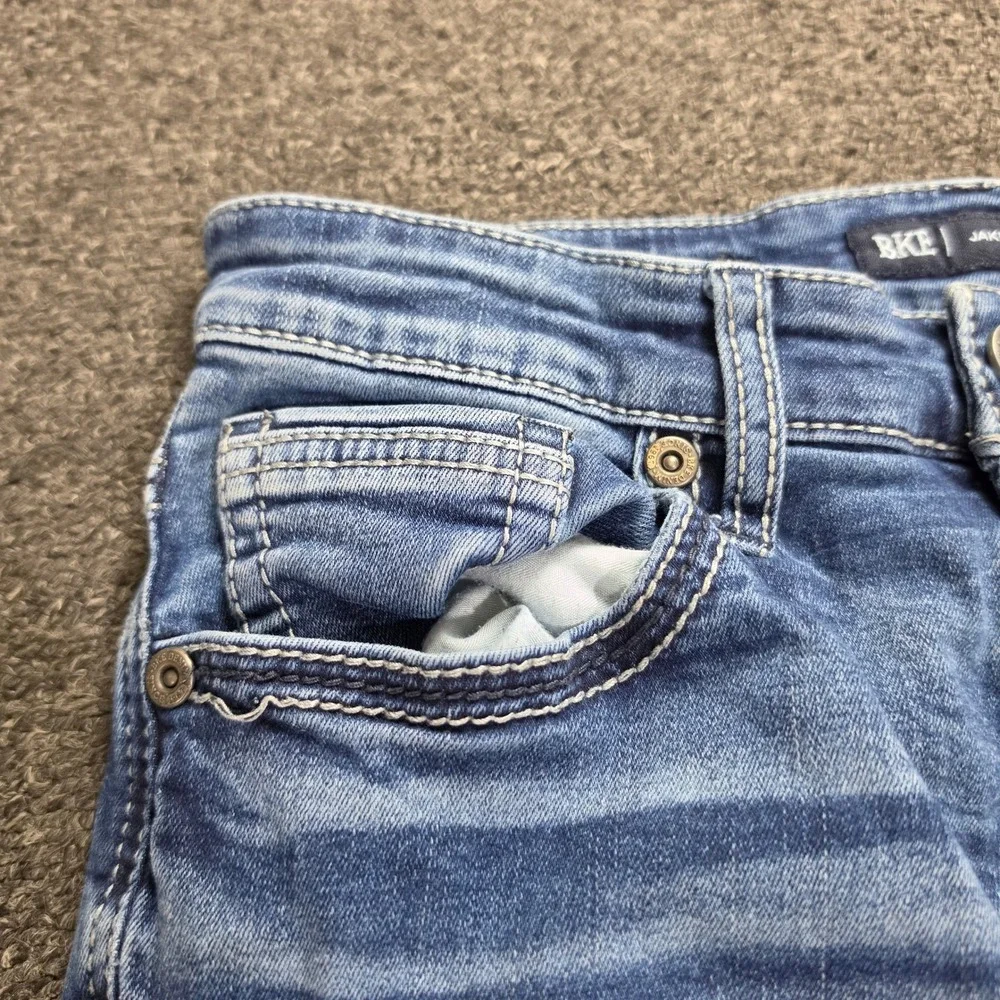 BKE Jake Straight Jeans Mens 29x30 Blue Medium Wash Stretch Denim Casual Classic